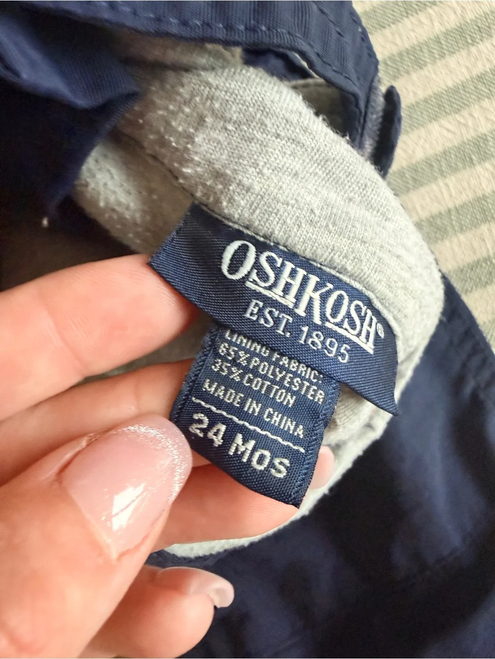 OshKosh B'gosh Navy Blue Kids Overallsn Boys 24 Months